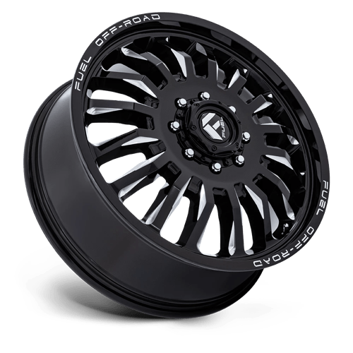 Fuel Offroad D868 ARC DUALLY Gloss Black Milled 20x8.25 -246 8x165.1mm 117mm
