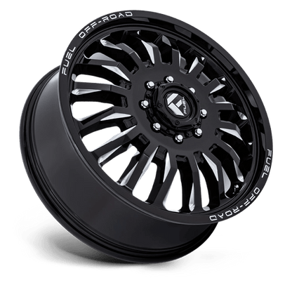 Fuel Offroad D868 ARC DUALLY Gloss Black Milled 20x8.25 +104 8x210mm 154.3mm