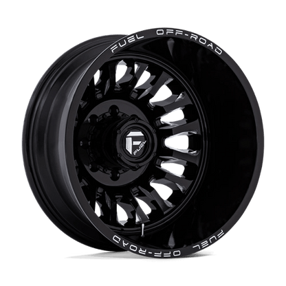Fuel Offroad D868 ARC DUALLY Gloss Black Milled 22x8.25 -201 8x200mm 142mm