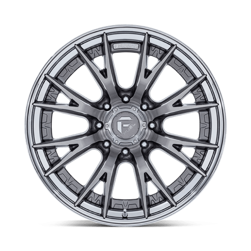 Fuel Offroad FC402 CATALYST Platinum W/ Chrome Lip 22x12 -44 8x170mm 125.1mm