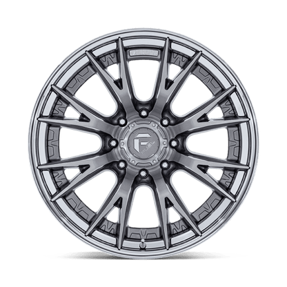 Fuel Offroad FC402 CATALYST Platinum W/ Chrome Lip 22x12 -44 8x170mm 125.1mm