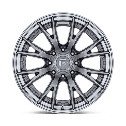 Fuel Offroad FC402 CATALYST Platinum W/ Chrome Lip 22x12 -44 8x180mm 124.2mm