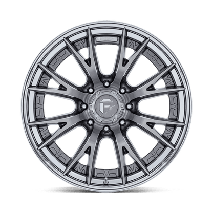 Fuel Offroad FC402 CATALYST Platinum W/ Chrome Lip 24x12 -44 8x170mm 125.1mm