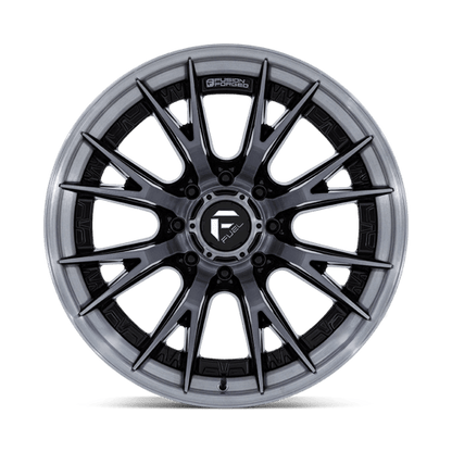 Fuel Offroad FC402 CATALYST Gloss Black Brushed Dark Tint 20x10 -18 8x180mm 124.2mm