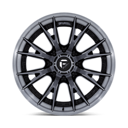 Fuel Offroad FC402 CATALYST Gloss Black Brushed Dark Tint 20x9 +1 8x180mm 124.2mm