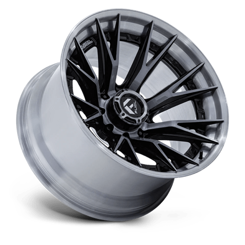 Fuel Offroad FC402 CATALYST Gloss Black Brushed Dark Tint 22x10 -18 8x180mm 124.2mm