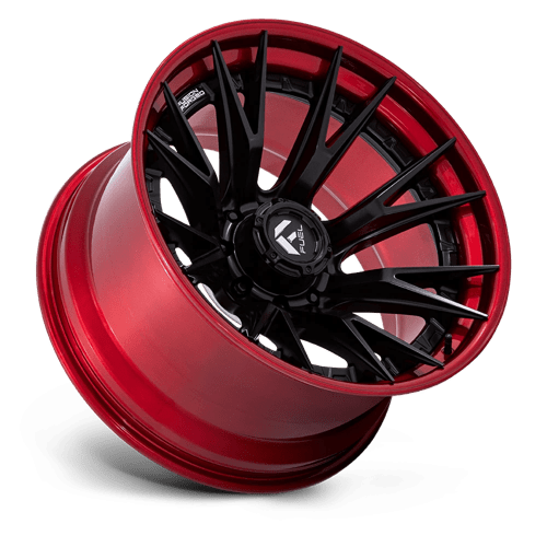 Fuel Offroad FC402 CATALYST Matte Black W/ Candy Red Lip 20x9 +1 8x165.1mm 125.1mm