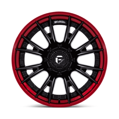 Fuel Offroad FC402 CATALYST Matte Black W/ Candy Red Lip 22x10 -18 8x165.1mm 125.1mm