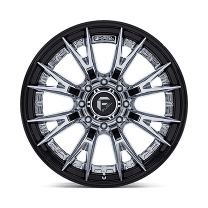 Fuel Offroad FC402 CATALYST Chrome W/ Gloss Black Lip 22x12 -44 8x165.1mm 125.1mm