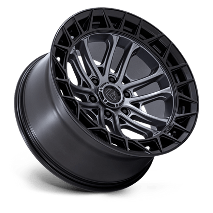 Fuel Offroad FC874 CELSIUS Matte Gunmetal W/ M-blk Lip 20x10 -18 6x139.7mm 106.1mm