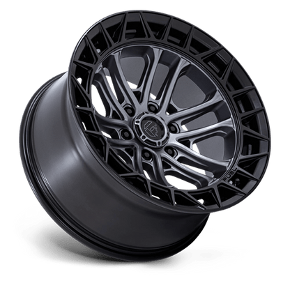 Fuel Offroad FC874 CELSIUS Matte Gunmetal W/ M-blk Lip 20x10 -18 6x135mm 87.1mm