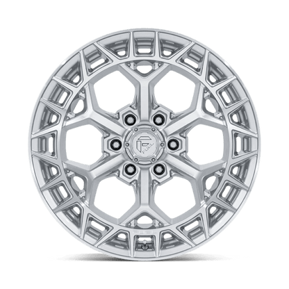 Fuel Offroad FC873 CHARGER Gloss Silver W/ Machined Face 17x9 -12 5x127mm 71.5mm