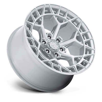 Fuel Offroad FC873 CHARGER Gloss Silver W/ Machined Face 17x9 -12 6x139.7mm 106.1mm