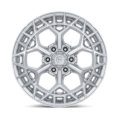 Fuel Offroad FC873 CHARGER Gloss Silver W/ Machined Face 17x9 +1 6x135mm 87.1mm