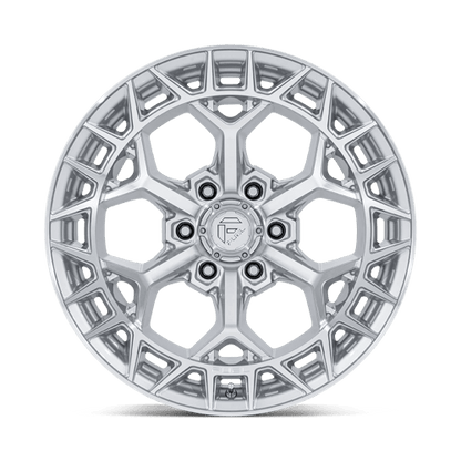 Fuel Offroad FC873 CHARGER Gloss Silver W/ Machined Face 22x12 -44 6x139.7mm 106.1mm