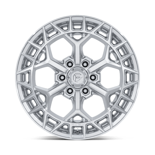 Fuel Offroad FC873 CHARGER Gloss Silver W/ Machined Face 22x12 -44 5x127mm 71.5mm