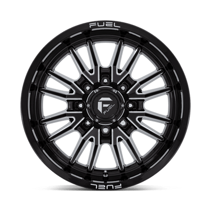 Fuel Offroad D761 CLASH Gloss Black Milled 20x10 -18 8x170mm 125.1mm