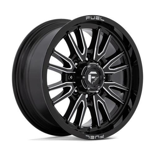 Fuel Offroad D761 CLASH Gloss Black Milled 20x9 +20 8x180mm 124.2mm