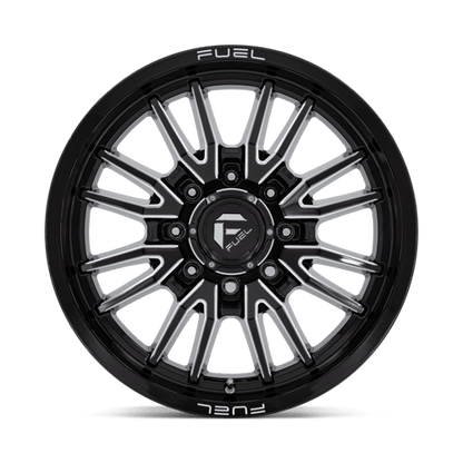 Fuel Offroad D761 CLASH Gloss Black Milled 20x9 +20 8x180mm 124.2mm