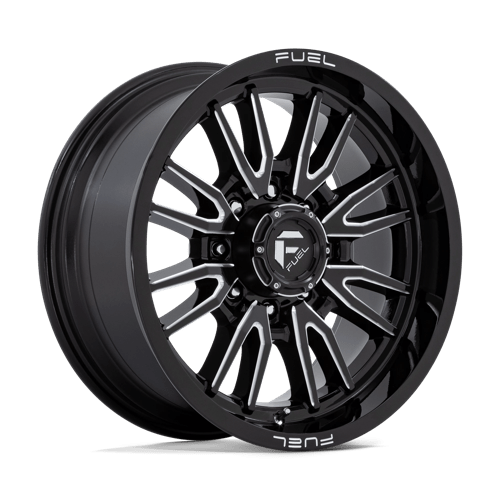 Fuel Offroad D761 CLASH Gloss Black Milled 20x9 +1 8x180mm 124.2mm