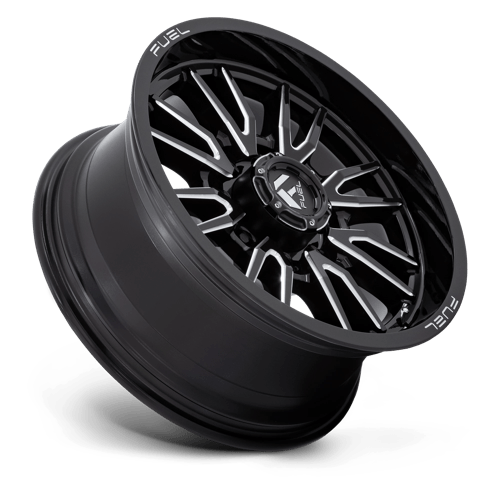Fuel Offroad D761 CLASH Gloss Black Milled 20x9 +1 8x165.1mm 125.1mm