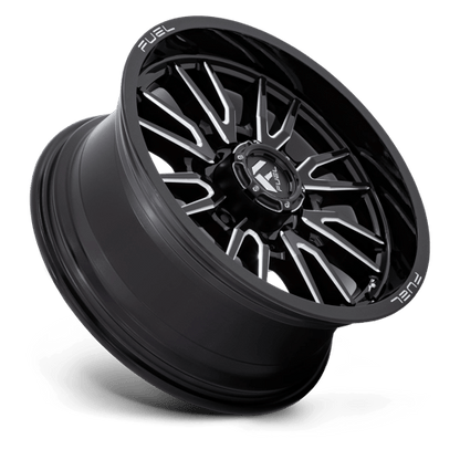 Fuel Offroad D761 CLASH Gloss Black Milled 20x9 +1 8x165.1mm 125.1mm