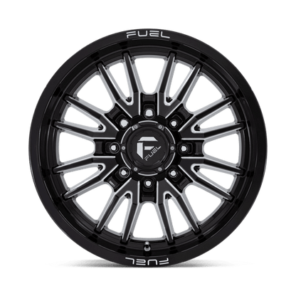 Fuel Offroad D761 CLASH Gloss Black Milled 20x9 +1 8x165.1mm 125.1mm