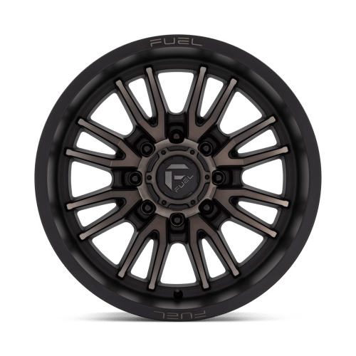 Fuel Offroad D762 CLASH Matte Black Double Dark Tint 20x10 -18 8x180mm 124.2mm