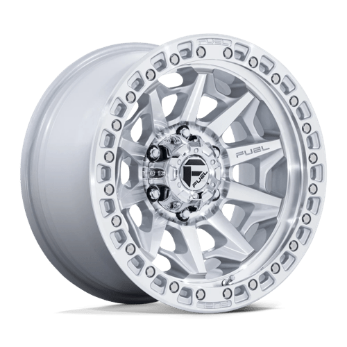 Fuel Offroad D883 COVERT Silver W/ Machined Face 20x9 +1 5x127mm 71.5mm