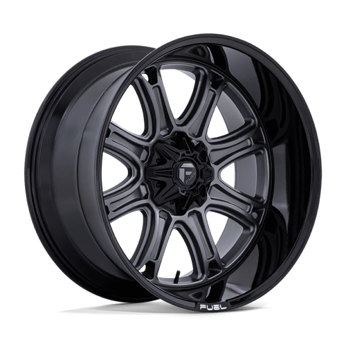 Fuel Offroad DARKSTAR Matte Gunmetal W/ Black Lip 20x10 -18 8x170mm 125.1mm