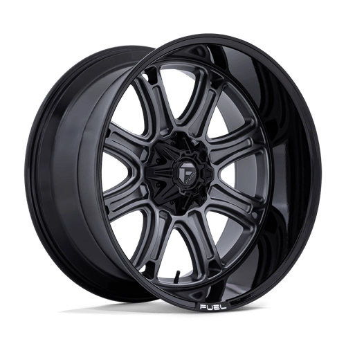 Fuel Offroad DARKSTAR Matte Gunmetal W/ Black Lip 20x9 +1 5x139.7|5x150mm 110.1mm
