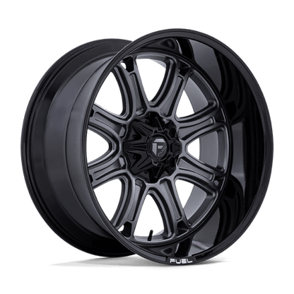 Fuel Offroad DARKSTAR Matte Gunmetal W/ Black Lip 20x9 +1 5x139.7|5x150mm 110.1mm