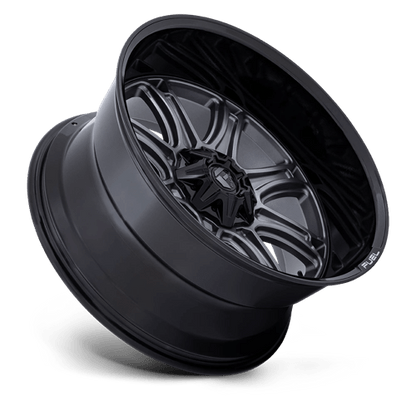 Fuel Offroad DARKSTAR Matte Gunmetal W/ Black Lip 20x10 -18 5x127|5x135mm 87.1mm
