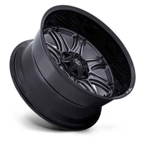 Fuel Offroad DARKSTAR Matte Gunmetal W/ Black Lip 22x10 +10 8x180mm 124.2mm