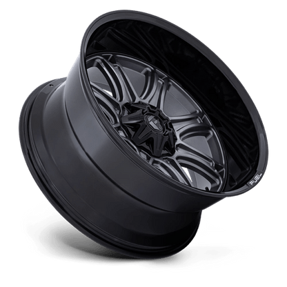 Fuel Offroad DARKSTAR Matte Gunmetal W/ Black Lip 20x10 -18 8x180mm 124.2mm