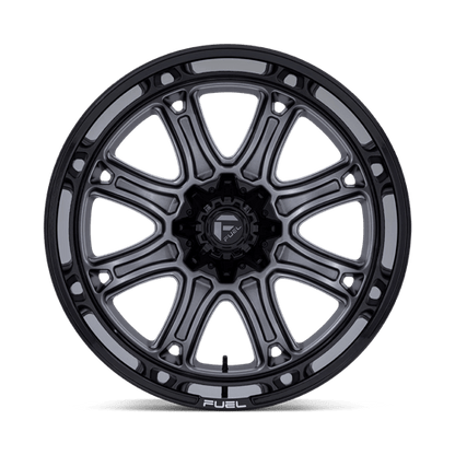 Fuel Offroad DARKSTAR Matte Gunmetal W/ Black Lip 20x9 +1 8x180mm 124.2mm