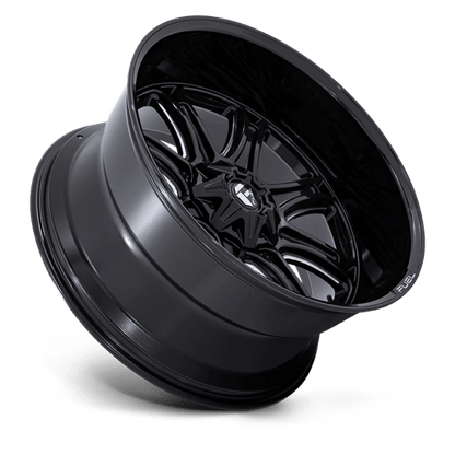 Fuel Offroad DARKSTAR Gloss Black Milled 22x9 +1 8x180mm 124.2mm