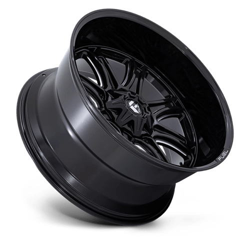 Fuel Offroad DARKSTAR Gloss Black Milled 22x9 +1 6x135|6x139.7mm 106.1mm
