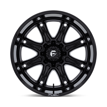Fuel Offroad DARKSTAR Gloss Black Milled 22x10 +10 Custom 78.1mm
