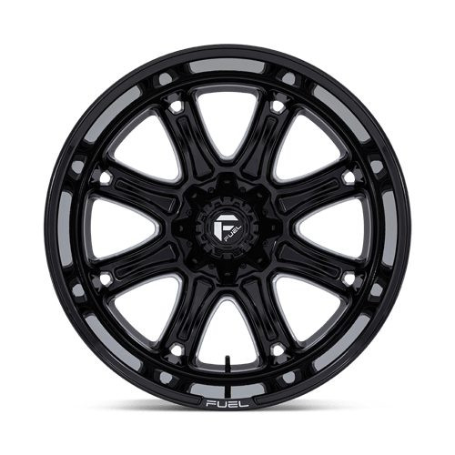 Fuel Offroad DARKSTAR Gloss Black Milled 22x9 +1 6x135|6x139.7mm 106.1mm