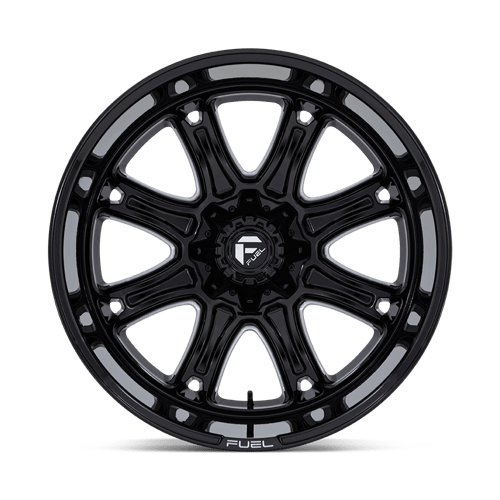 Fuel Offroad DARKSTAR Gloss Black Milled 22x9 +1 6x114.3|6x139.7mm 78.1mm