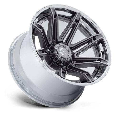 Fuel Offroad FC401 BRAWL Platinum W/ Chrome Lip 20x10 -18 6x135mm 87.1mm