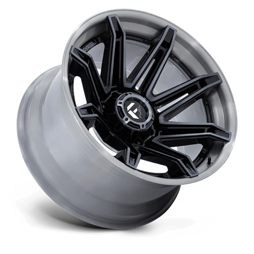 Fuel Offroad FC401 BRAWL Gloss Black Brushed Dark Tint 22x10 -18 8x165.1mm 125.1mm