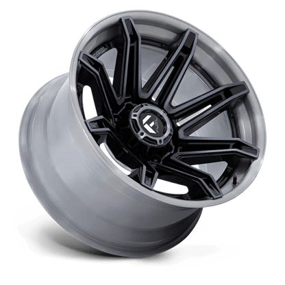 Fuel Offroad FC401 BRAWL Gloss Black Brushed Dark Tint 22x12 -44 8x165.1mm 125.1mm