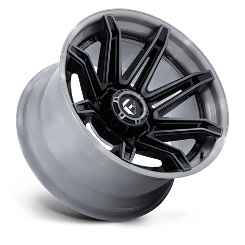 Fuel Offroad FC401 BRAWL Gloss Black Brushed Dark Tint 22x10 -18 6x135mm 87.1mm