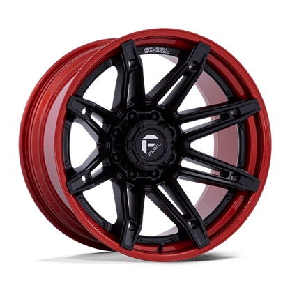 Fuel Offroad FC401 BRAWL Matte Black W/ Candy Red Lip 22x10 -18 8x165.1mm 125.1mm
