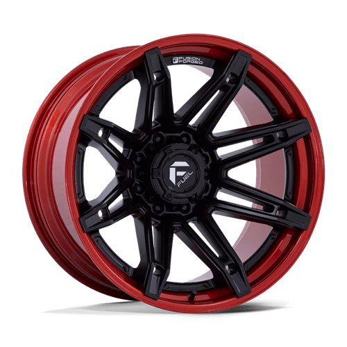 Fuel Offroad FC401 BRAWL Matte Black W/ Candy Red Lip 24x12 -44 8x165.1mm 125.1mm