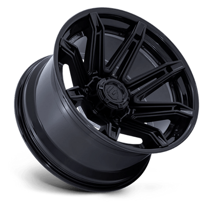 Fuel Offroad FC401 BRAWL Matte Black W/ Gloss Black Lip 22x12 -44 6x139.7mm 106.1mm