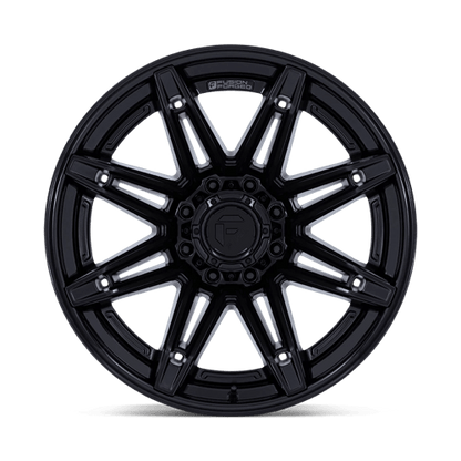 Fuel Offroad FC401 BRAWL Matte Black W/ Gloss Black Lip 24x12 -44 8x180mm 124.2mm