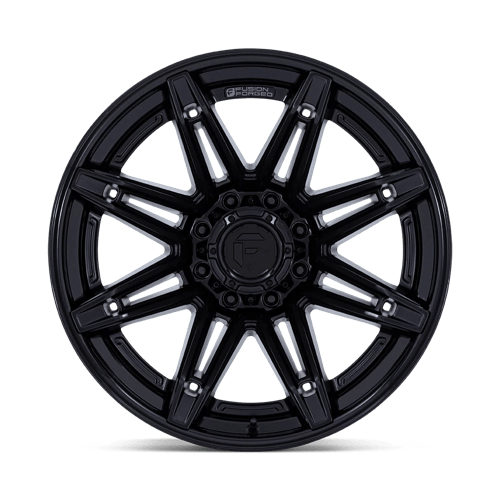 Fuel Offroad FC401 BRAWL Matte Black W/ Gloss Black Lip 22x10 -18 8x170mm 125.1mm